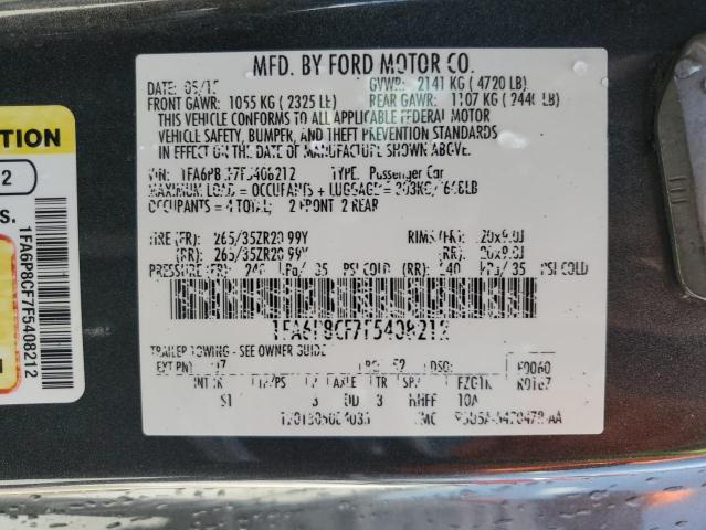 2015 FORD MUSTANG GT 1FA6P8CF7F5408212