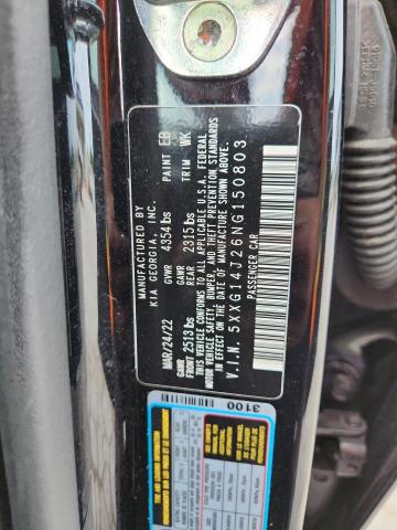2022 KIA K5 LXS 5XXG14J26NG150803