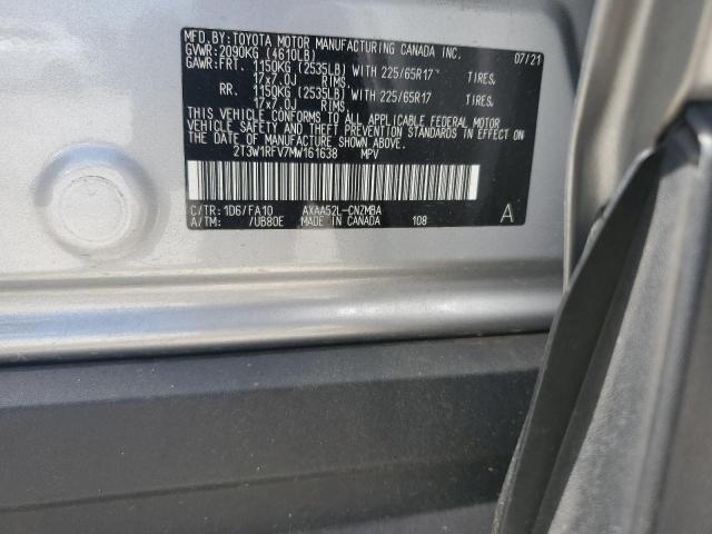 2021 TOYOTA RAV4 XLE - 2T3W1RFV7MW161638