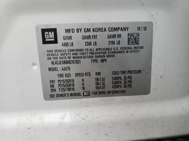 2019 BUICK ENCORE PRE KL4CJESB8KB767831