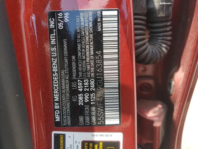 2016 MERCEDES-BENZ C 300 55SWF4JB9GU163854