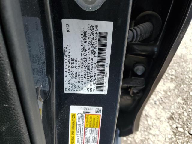 2024 HONDA CIVIC LX 19XFL2H54RE008300