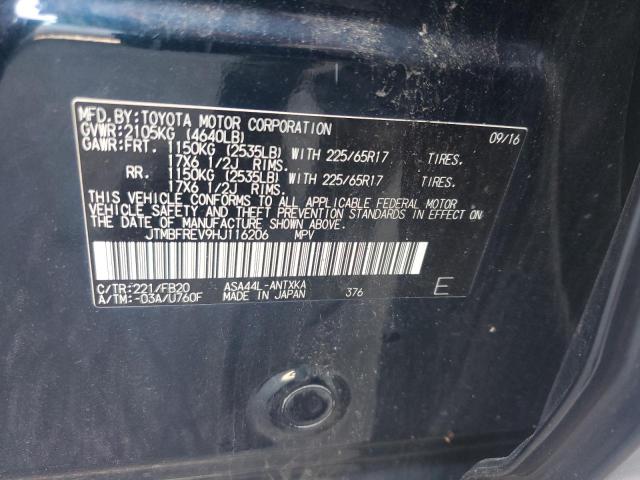2017 TOYOTA RAV4 LE - JTMBFREV9HJ116206