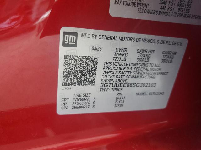 2025 GMC SIERRA K15 3GTUUEE86SG302103