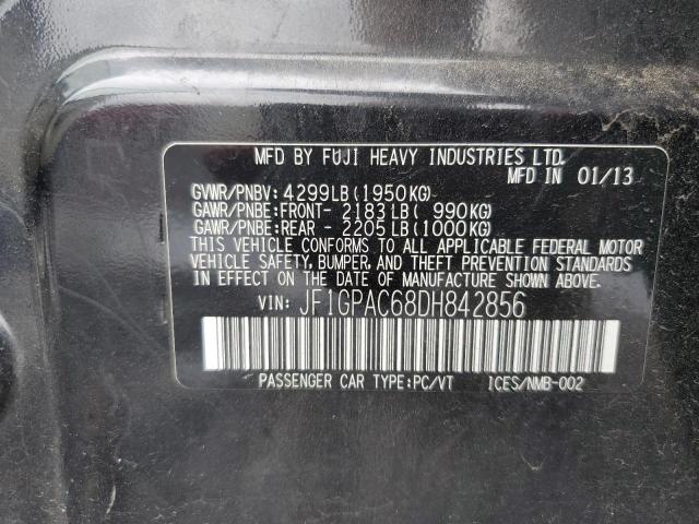 2013 SUBARU IMPREZA PR - JF1GPAC68DH842856