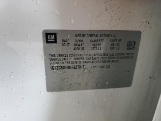 2017 CHEVROLET MALIBU LS 1G1ZC5ST9HF237817