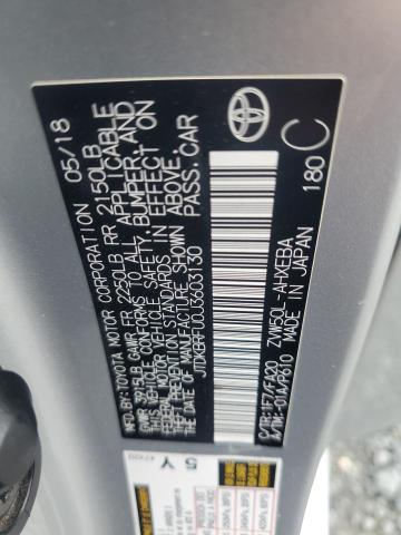 2018 TOYOTA PRIUS - JTDKBRFU0J3603130