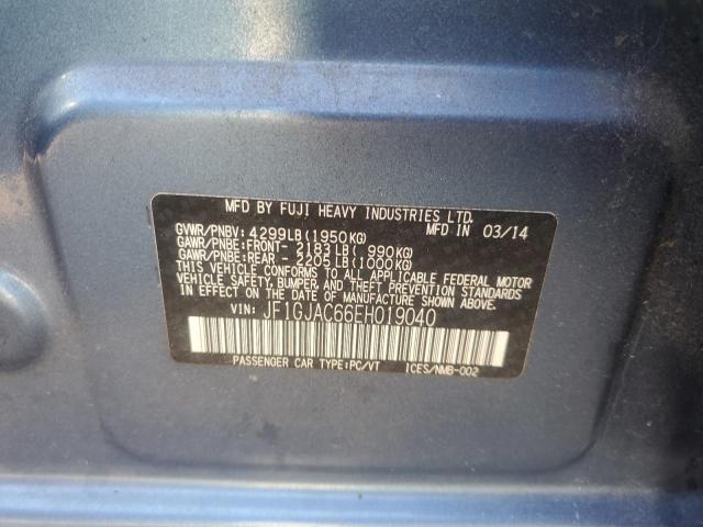 2014 SUBARU IMPREZA PR - JF1GJAC66EH019040