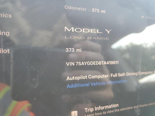2026 TESLA MODEL Y 7SAYGDED8TA419611