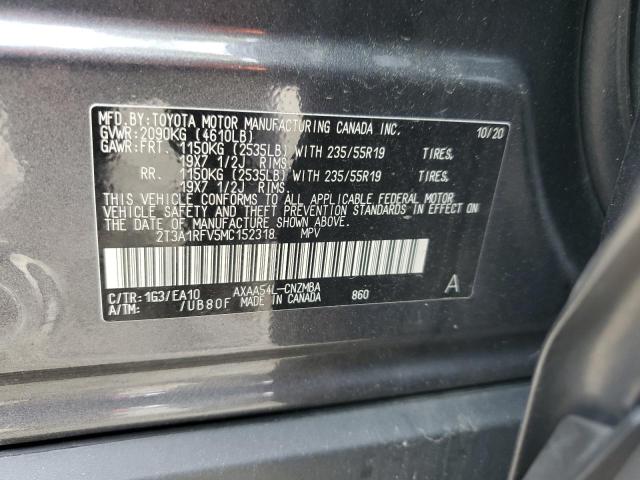 2021 TOYOTA RAV4 XLE P 2T3A1RFV5MC152318