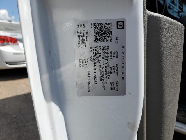 2023 CHEVROLET EXPRESS G2 1GCWGBFP7P1155266