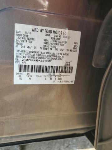 2019 FORD EDGE TITAN - 2FMPK4K99KBB10537
