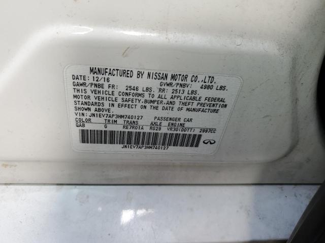 2017 INFINITI Q50 PREMIU JN1EV7AP3HM740127