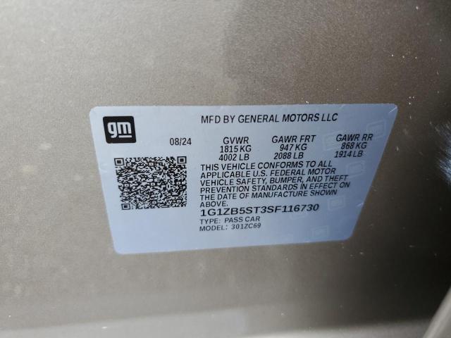 2025 CHEVROLET MALIBU LS 1G1ZB5ST3SF116730