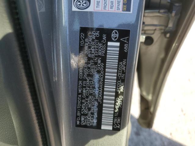 2022 TOYOTA MIRAI LE JTDAAAAAXNA006999