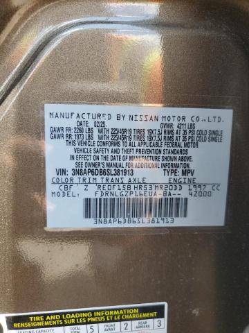 2025 NISSAN KICKS SR 3N8AP6DB6SL381913