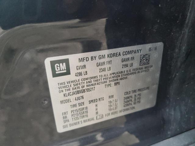 2016 BUICK ENCORE - KL4CJASBXGB705217