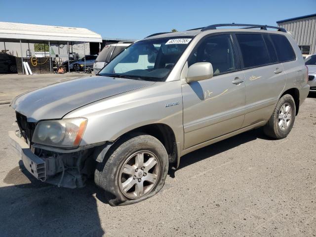 TOYOTA HIGHLANDER 2001 tan 4dr spor gas JTEGF21A210007559 photo #1