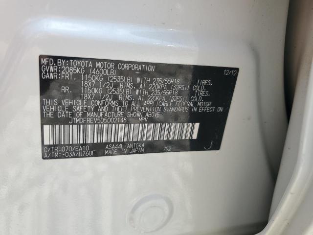 2013 TOYOTA RAV4 LIMIT - JTMDFREV5D5002148
