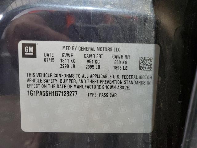 2016 CHEVROLET CRUZE LIMI 1G1PA5SH1G7123277