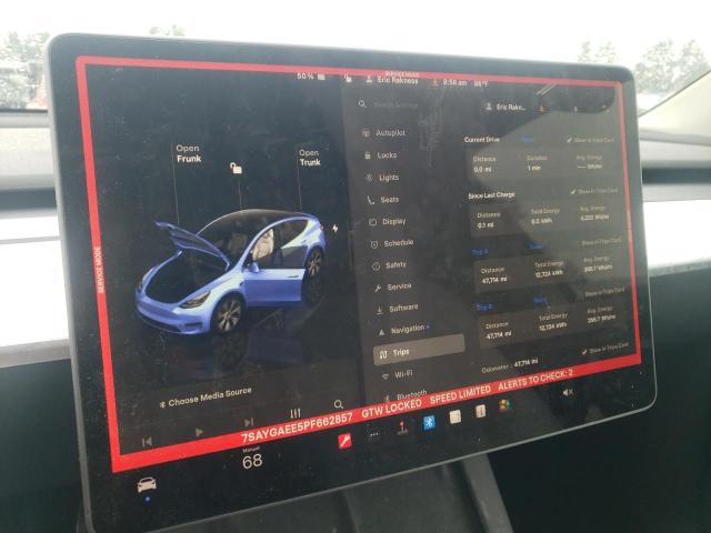 2023 TESLA MODEL Y 7SAYGAEE5PF662857