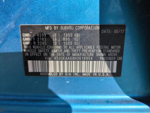 2017 SUBARU IMPREZA - 4S3GKAA68H3618954