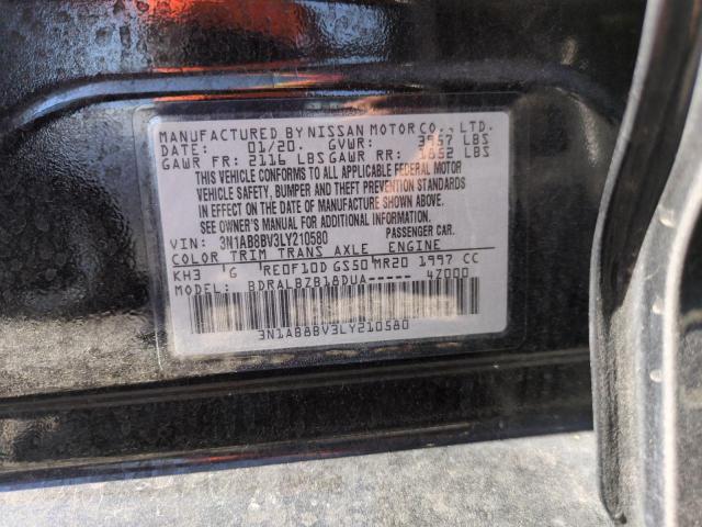 2020 NISSAN SENTRA S - 3N1AB8BV3LY210580