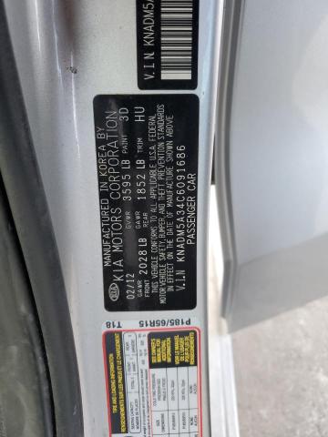 2012 KIA RIO LX - KNADM5A34C6091686