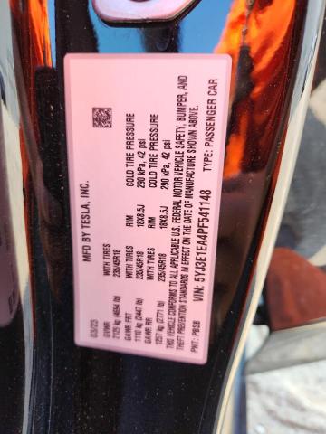 2023 TESLA MODEL 3 - 5YJ3E1EA4PF541148