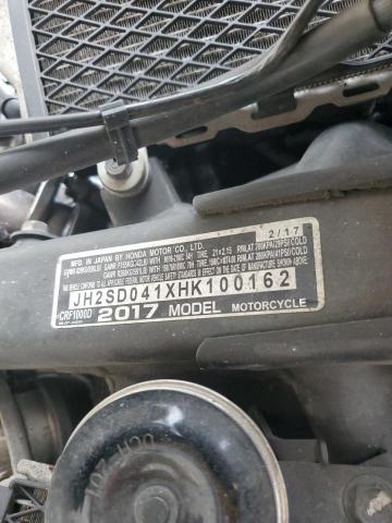 2017 HONDA CRF1000 JH2SD041XHK100162