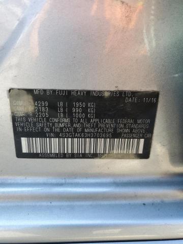 2017 SUBARU IMPREZA SP 4S3GTAK63H3703695
