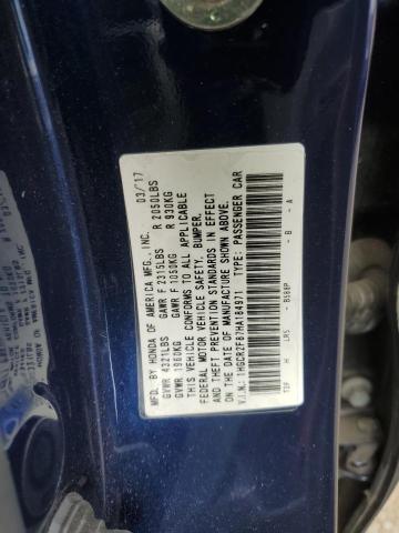 2017 HONDA ACCORD EXL 1HGCR2F87HA184971