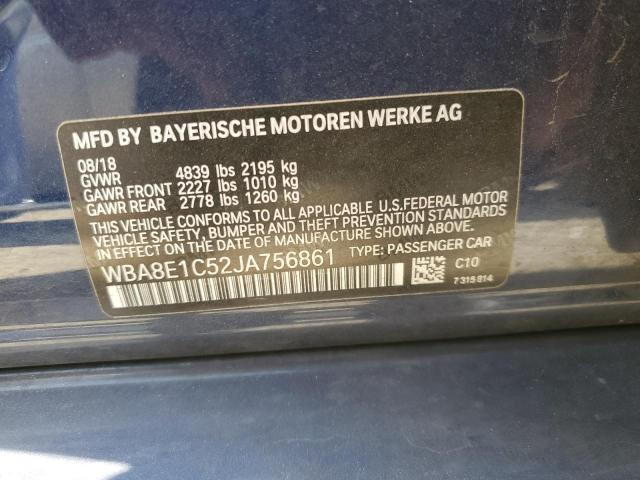 2018 BMW 330E - WBA8E1C52JA756861