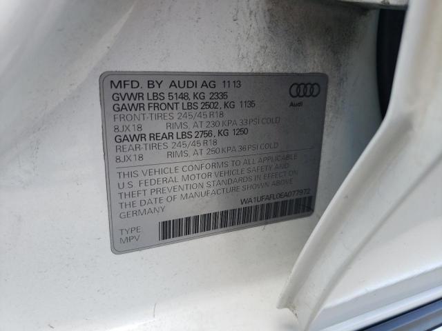 2014 AUDI A4 ALLROAD - WA1UFAFL0EA077972