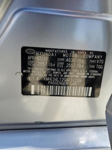 2016 HYUNDAI SONATA HYB KMHE34L12GA010229
