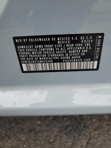 2025 VOLKSWAGEN JETTA SE 3VW7X7BU7SM020388