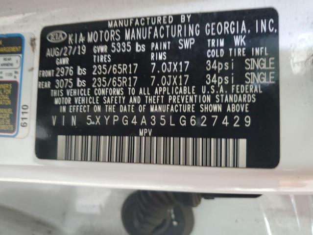 2020 KIA SORENTO L - 5XYPG4A35LG627429