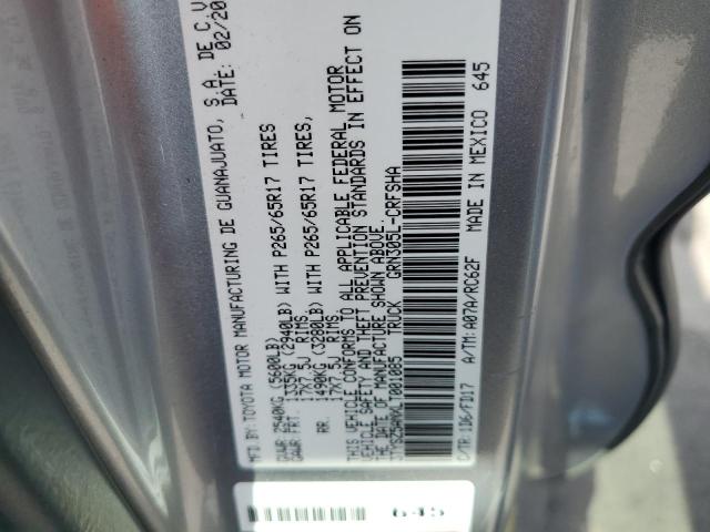 2020 TOYOTA TACOMA ACC 3TYSZ5ANXLT001085
