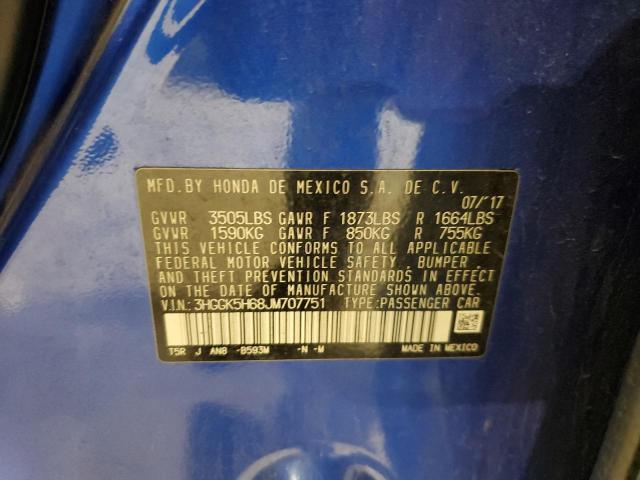 2018 HONDA FIT SPORT 3HGGK5H68JM707751