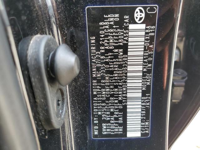 2023 TOYOTA COROLLA LE - 5YFB4MDE2PP063580