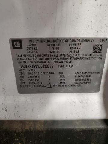 2018 CHEVROLET EQUINOX LT - 2GNAXJEV1J6133375