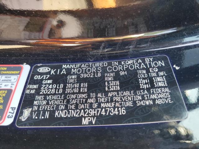 2017 KIA SOUL KNDJN2A29H7473416