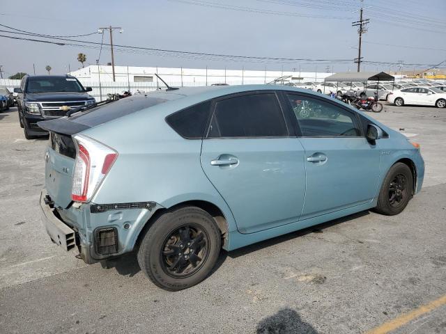TOYOTA PRIUS 2013 turquoise hatchbac hybrid engine JTDKN3DU3D5622531 photo #4