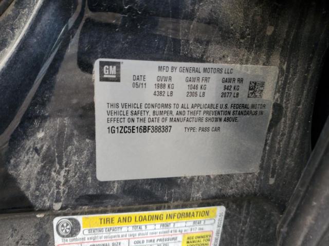 2011 CHEVROLET MALIBU 1LT - 1G1ZC5E16BF388387