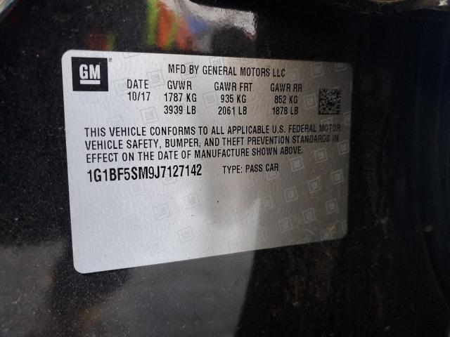 2018 CHEVROLET CRUZE PREM 1G1BF5SM9J7127142