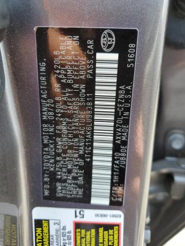 2020 TOYOTA CAMRY LE - 4T1C11AK6LU983811