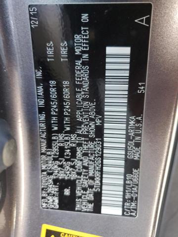 2016 TOYOTA HIGHLANDER - 5TDKKRFH2GS129031