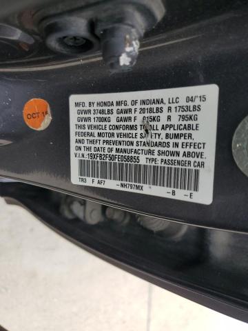2015 HONDA CIVIC LX - 19XFB2F50FE058855