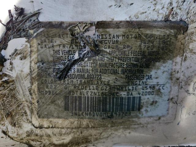 2021 NISSAN VERSA S 3N1CN8DV0ML893723