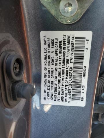 2018 HONDA CIVIC LX 19XFC2F57JE033134